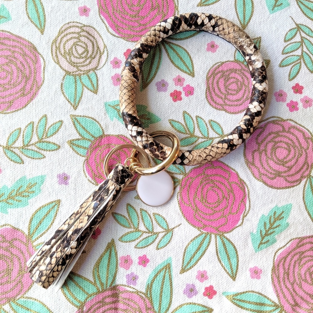Snakeskin Bracelet Keychain